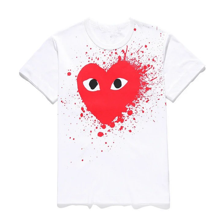 Comme des Garcons PLAY Splat Heart